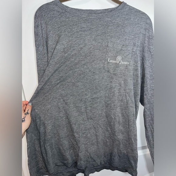 Lauren James Sweet Tee Collection “Sweet Defense” Long Sleeve Tshirt Size Large - Picture 5 of 10